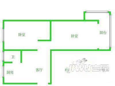 昌安东村3室1厅1卫户型图