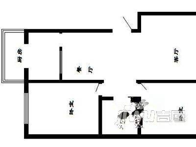 京华新村3室1厅1卫户型图