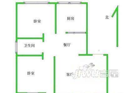 丰泽嘉园2室1厅1卫户型图