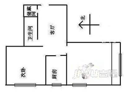 清水苑3室2厅2卫129㎡户型图