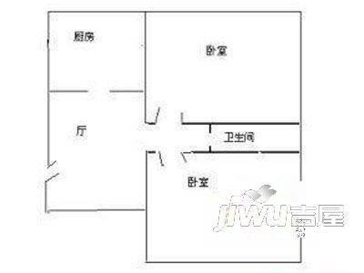 清水苑3室2厅2卫129㎡户型图