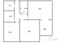 华清公寓2室2厅2卫户型图