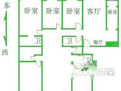 天丰华府1室1厅1卫户型图