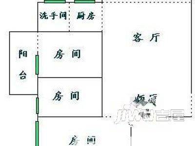 蕺山新村3室1厅1卫户型图