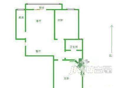 胜利西村2室2厅1卫户型图