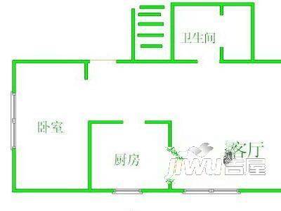 平江公寓1室1厅1卫户型图