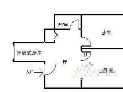 清水苑3室2厅2卫129㎡户型图