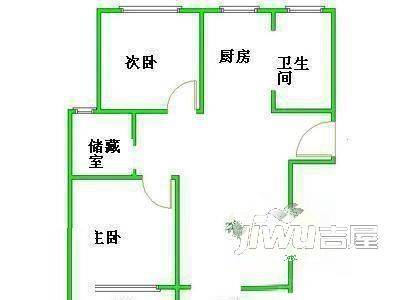 清水苑3室2厅2卫129㎡户型图