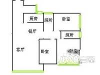 运通苑3室2厅2卫户型图