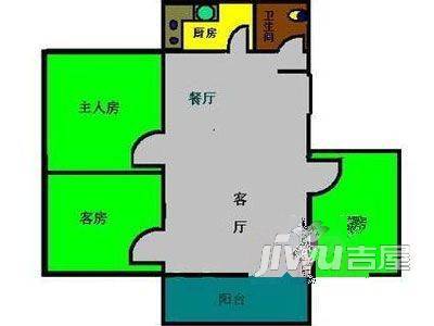 新世纪花园3室1厅1卫户型图