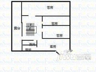 百福园1室1厅1卫户型图