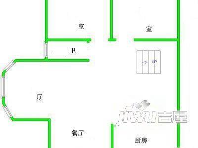 锦绣花园2室1厅1卫户型图