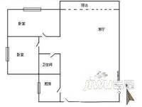 管宁小区2室2厅1卫户型图