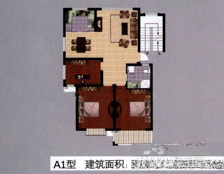 涂山花园4室2厅4卫250.8㎡户型图