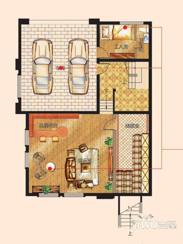 翠谷庄园5室3厅5卫498.9㎡户型图