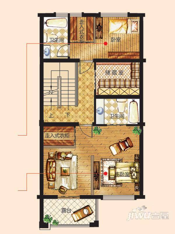 翠谷庄园5室3厅5卫498.9㎡户型图