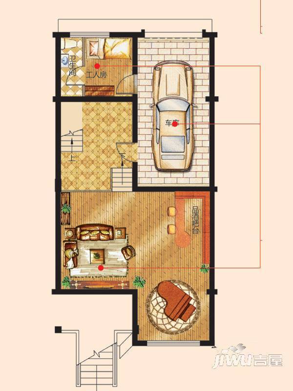 翠谷庄园5室3厅5卫498.9㎡户型图