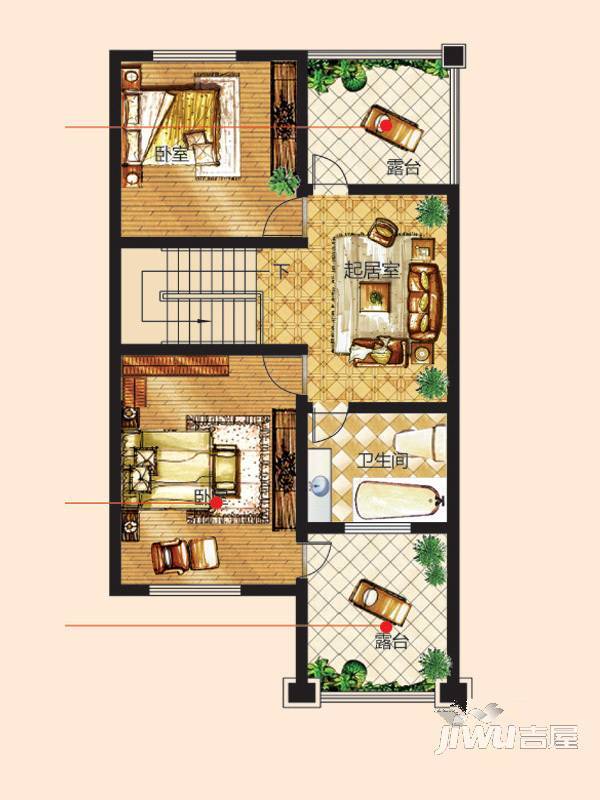 翠谷庄园5室3厅5卫498.9㎡户型图