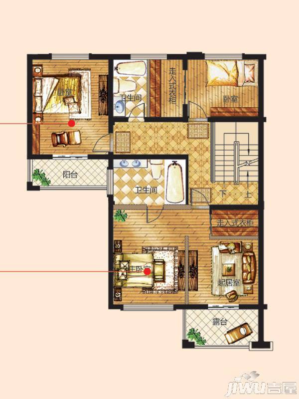 翠谷庄园5室3厅5卫498.9㎡户型图