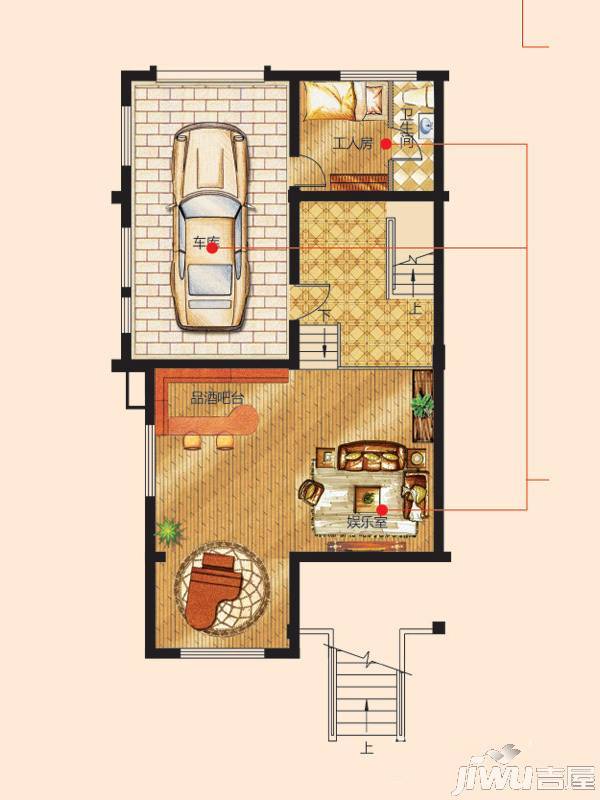 翠谷庄园5室3厅5卫498.9㎡户型图