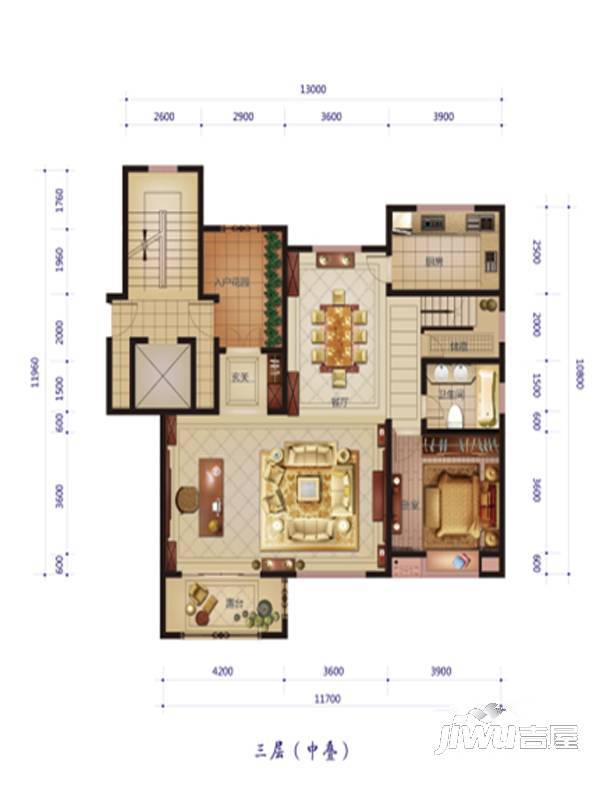 东龙壹湾三期普通住宅229.7㎡户型图