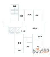 民馨园3室2厅2卫132㎡户型图