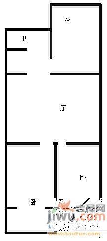 民怡园3室2厅1卫98㎡户型图