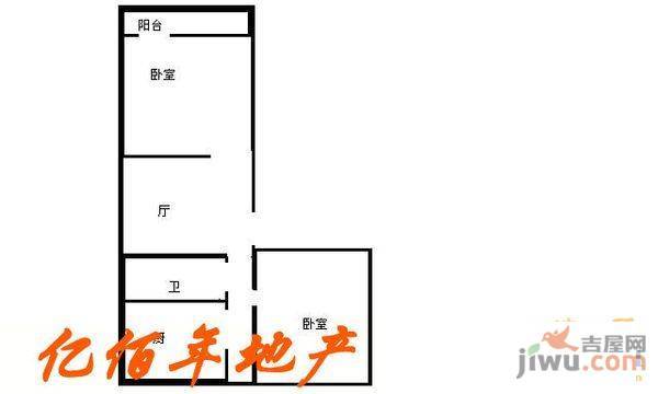 民富园3室2厅1卫108㎡户型图