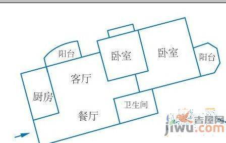 中铁人才家园3室2厅2卫144.7㎡户型图