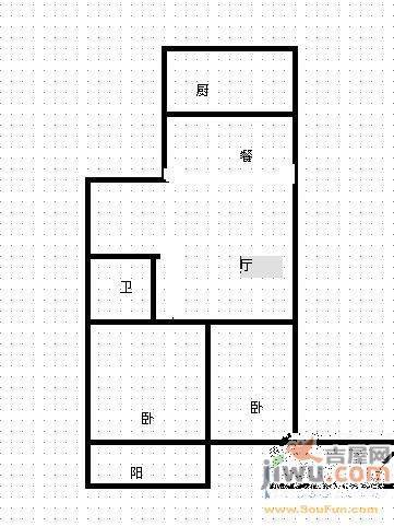 民祥园0室1厅1卫户型图