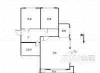 新都家园3室2厅1卫户型图