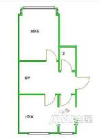 福水井2室1厅1卫户型图