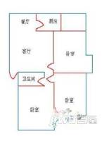 子笑人家3室1厅1卫户型图