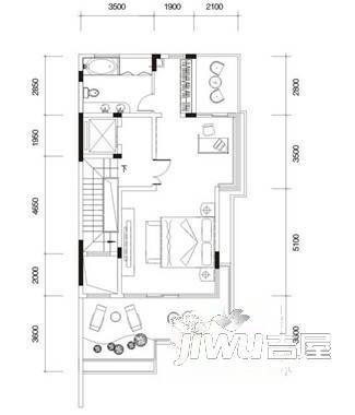 珠苑里4室1厅1卫户型图