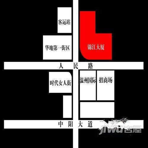 锦江大厦位置交通图图片