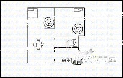 旭阳花园3室2厅1卫户型图