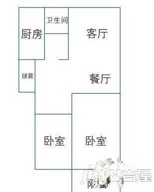 民祥园0室1厅1卫户型图