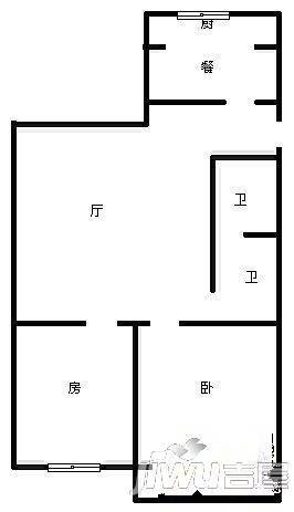 民祥园0室1厅1卫户型图