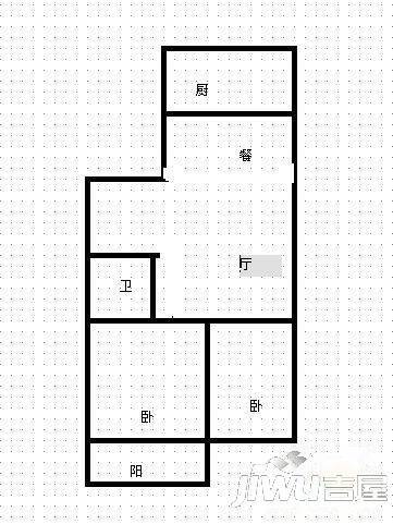 民祥园0室1厅1卫户型图