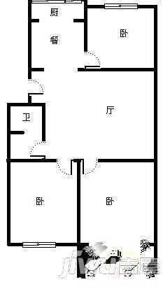 民祥园0室1厅1卫户型图