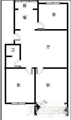 民祥园0室1厅1卫户型图