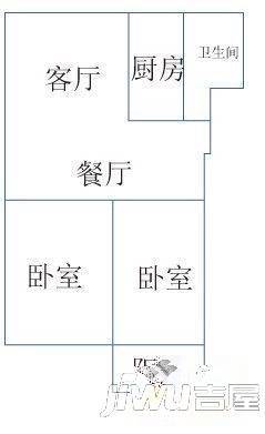 民祥园0室1厅1卫户型图