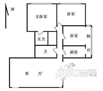 富士名邸8室3厅2卫户型图