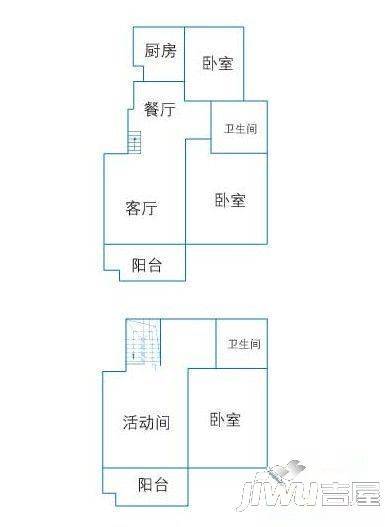 尚东名庭5室2厅2卫140㎡户型图