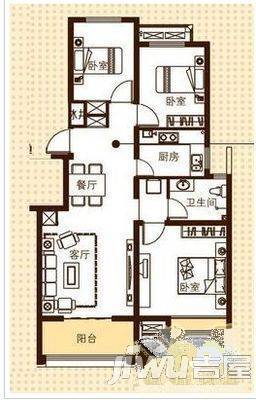 尚东名庭5室2厅2卫140㎡户型图