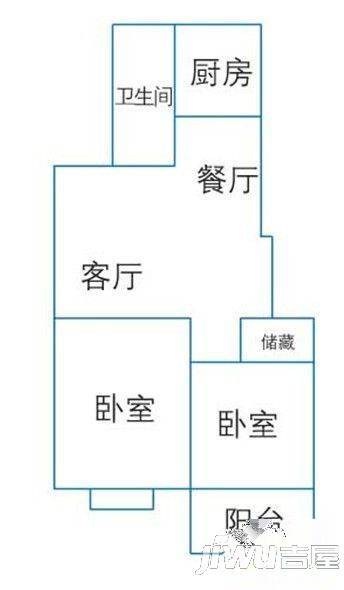 尚东名庭5室2厅2卫140㎡户型图