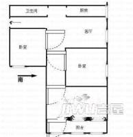 金达小区2室2厅1卫户型图