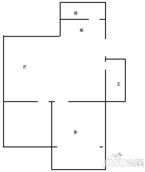 春光花园3室2厅1卫99㎡户型图