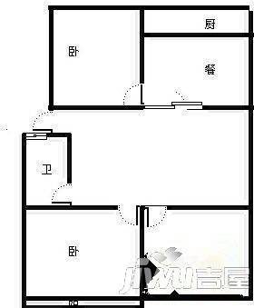 春光花园3室2厅1卫99㎡户型图