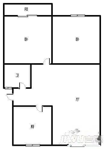 春光花园3室2厅1卫99㎡户型图